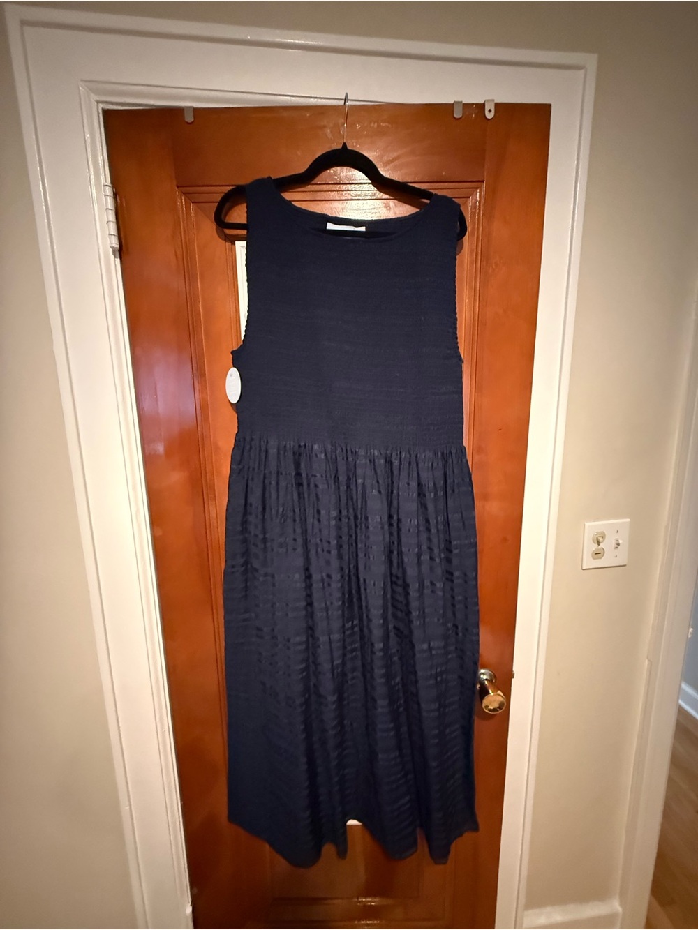 NWT Hill House Navy Sleeveless Maxi Dress